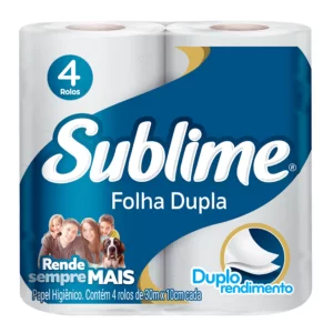 Papel Higiênico -  F. Dupla 4 Rolos