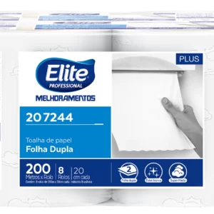 Papel Toalha F. Dupla 8x 200mts